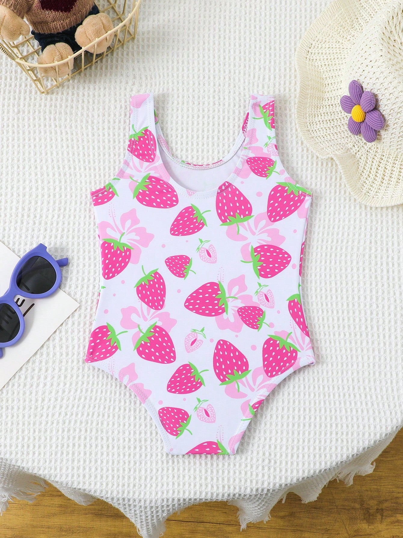Toddler Girl One-Piece Swimsuit, Printed Design Summer Baby Girl Clothes Baby Girls Bodysuits Baby Girl Summer Clothes Baby Girls Bodysuits Summer Baby Clothes Girl Baby Clothes Girl Summer Baby Summer Clothes Girl
