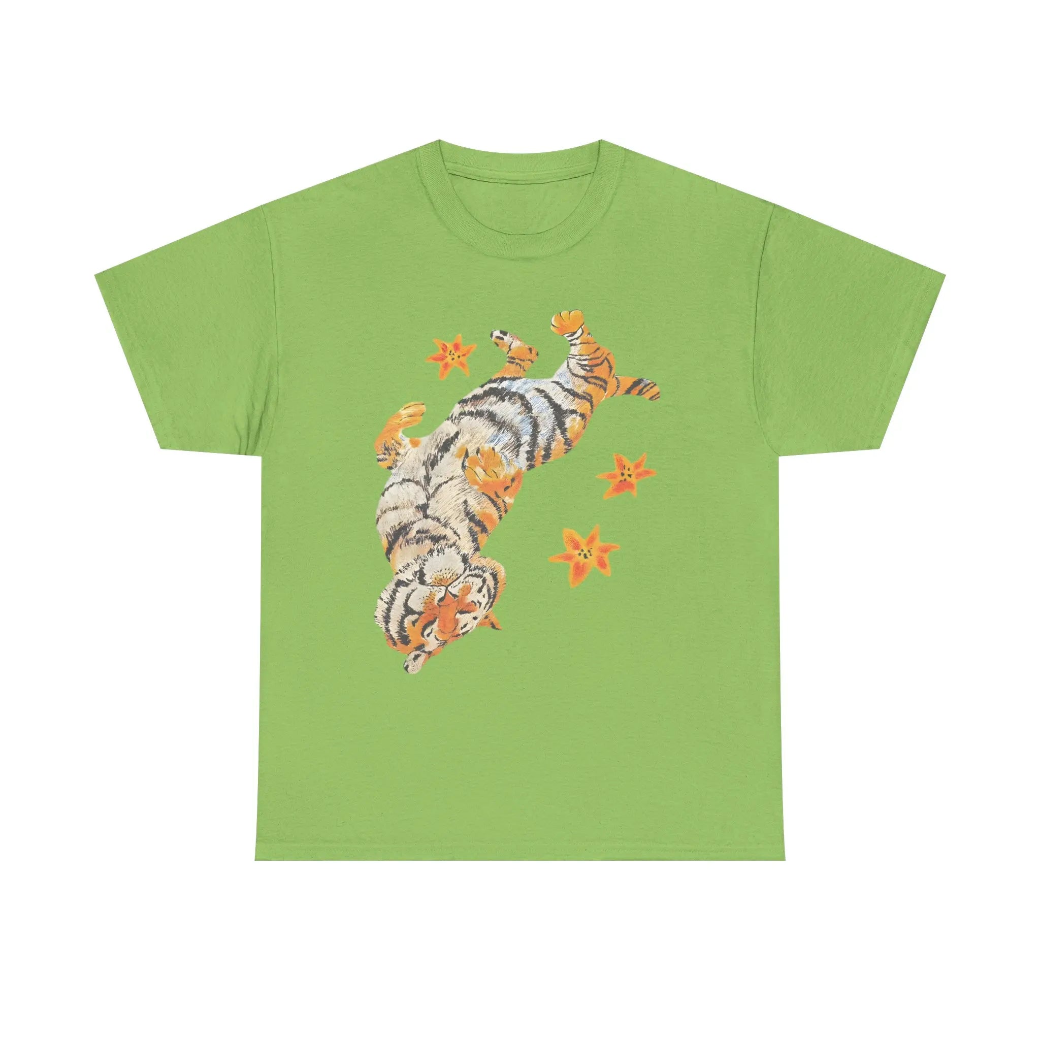 Embrace Comfort and Style with Our Adorable Lazy Cute Tiger T-Shirt