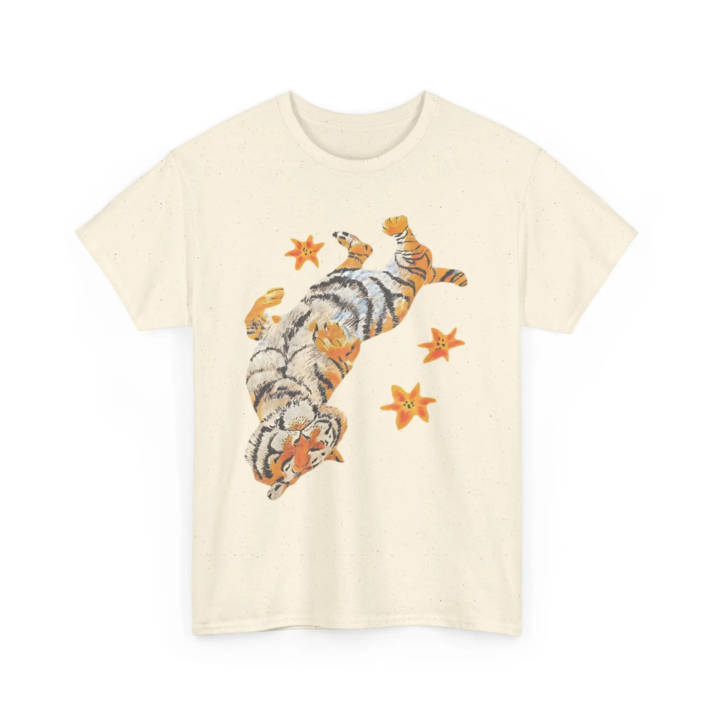 Embrace Comfort and Style with Our Adorable Lazy Cute Tiger T-Shirt