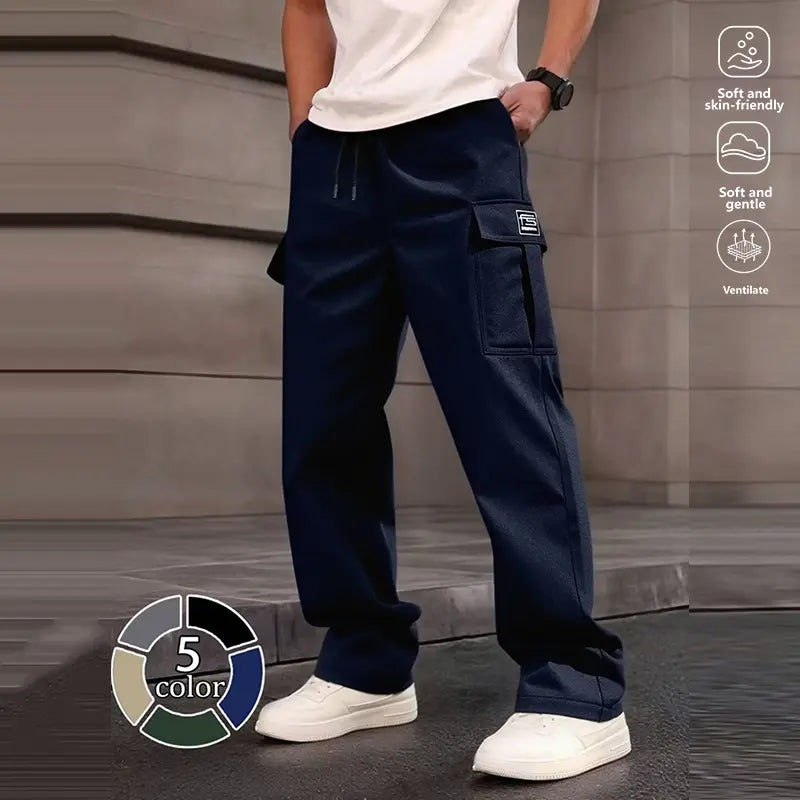 Elevate Your Style with Our Versatile Men’s Cargo Pants - Perfect for Casual Outings, Work, and Outdoor Adventures!