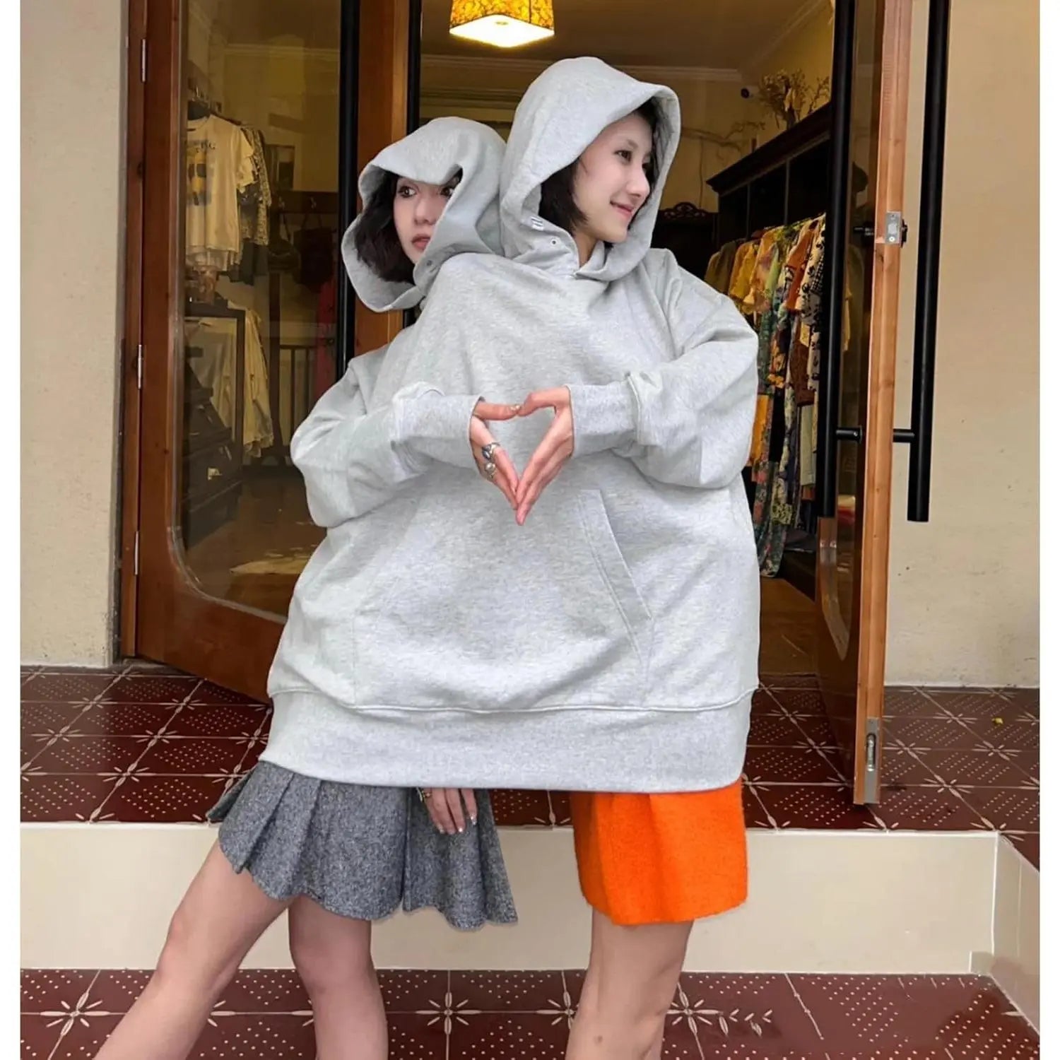 Couples Hoodies, Two Person Hoodie Couple Sweaters Funny Matching Hoodies