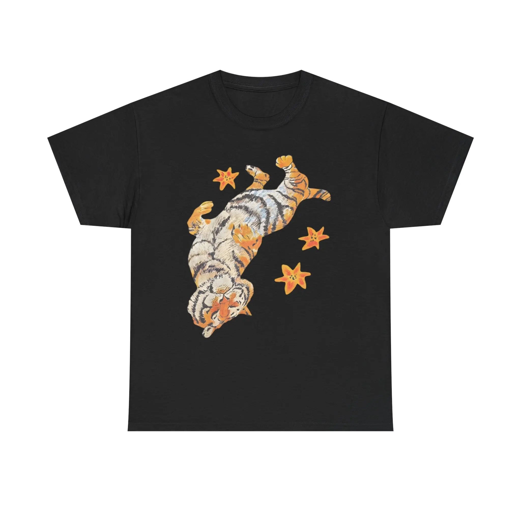 Embrace Comfort and Style with Our Adorable Lazy Cute Tiger T-Shirt