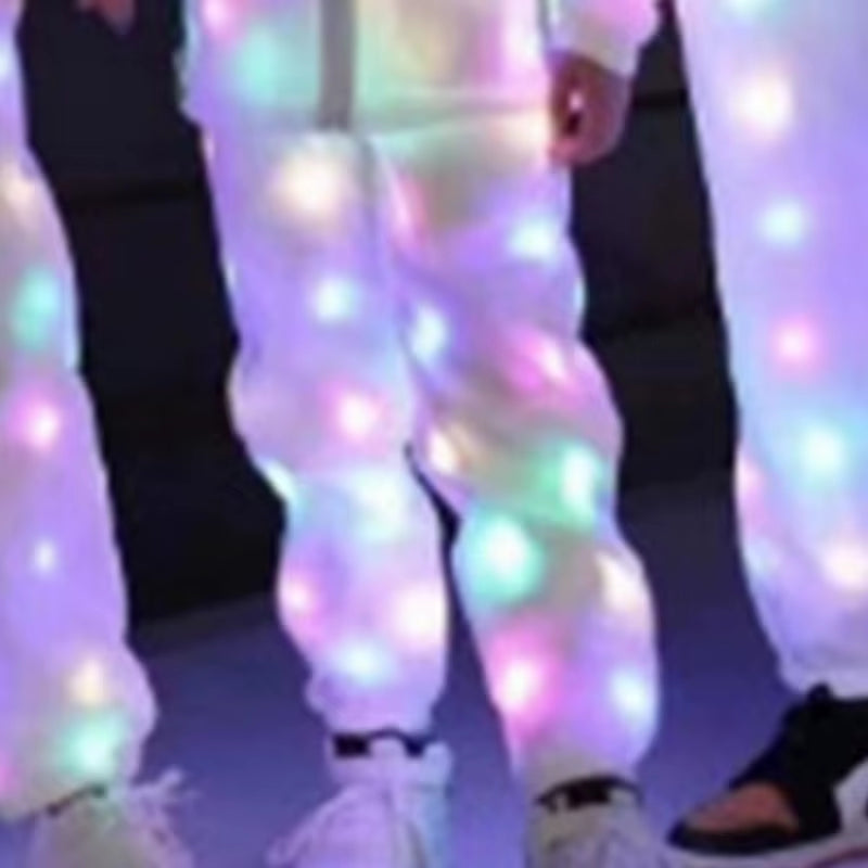 Illuminate Your Night: Waterproof LED Rave Jacket for Adults and Kids - Perfect for Dance Performances and Night Runs