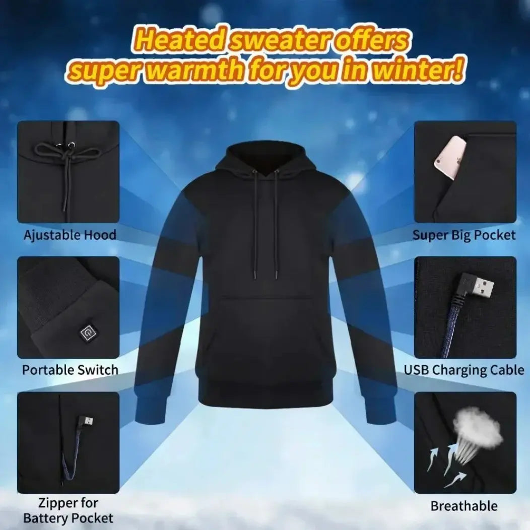 Winter Heated Hoodies