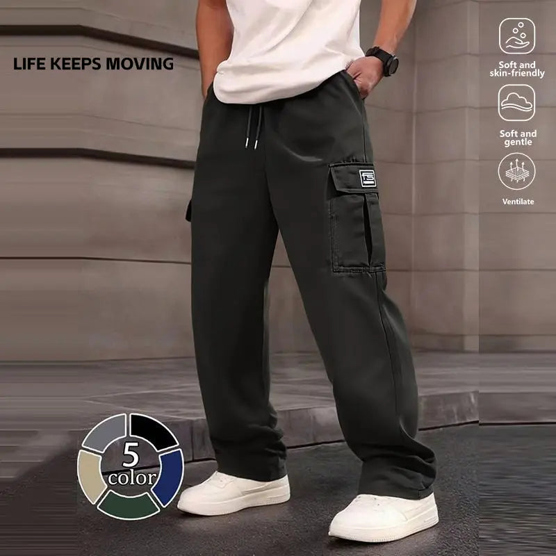 Elevate Your Style with Our Versatile Men’s Cargo Pants - Perfect for Casual Outings, Work, and Outdoor Adventures!