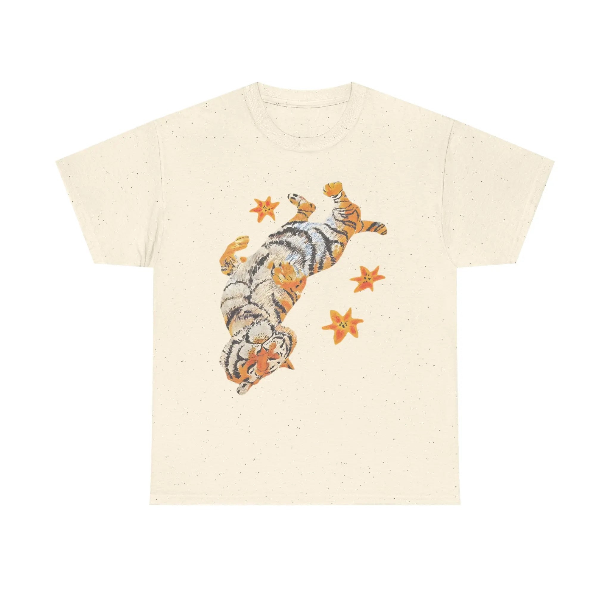 Embrace Comfort and Style with Our Adorable Lazy Cute Tiger T-Shirt