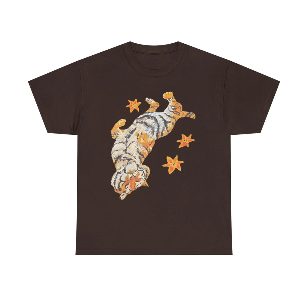 Embrace Comfort and Style with Our Adorable Lazy Cute Tiger T-Shirt