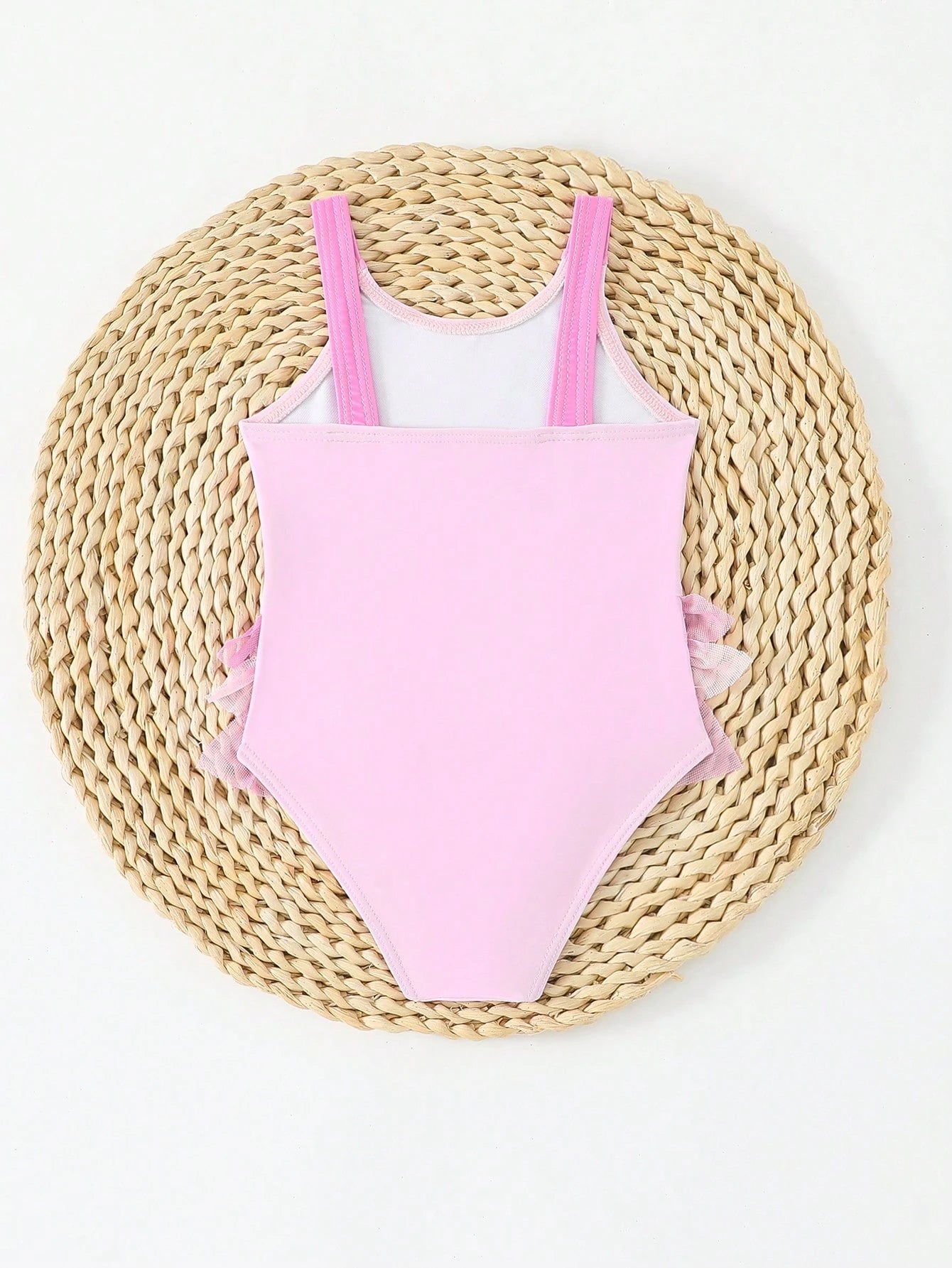 Baby Girl Ruffled Hem Flamingo Print One-Piece Swimsuit Baby Girls Clothing Summer Baby Summer Clothes Girl Baby Girl Clothes for Summer Cheap Baby Girl Clothes Baby Girl Clothing