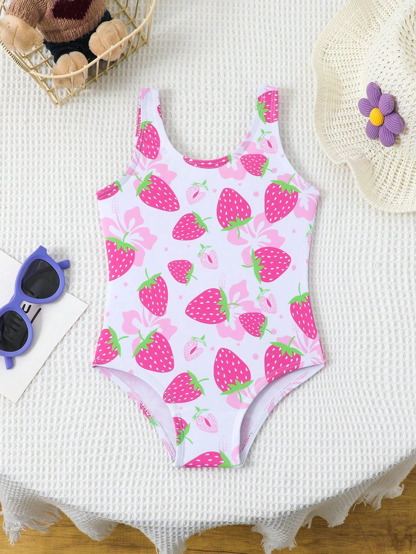 Toddler Girl One-Piece Swimsuit, Printed Design Summer Baby Girl Clothes Baby Girls Bodysuits Baby Girl Summer Clothes Baby Girls Bodysuits Summer Baby Clothes Girl Baby Clothes Girl Summer Baby Summer Clothes Girl