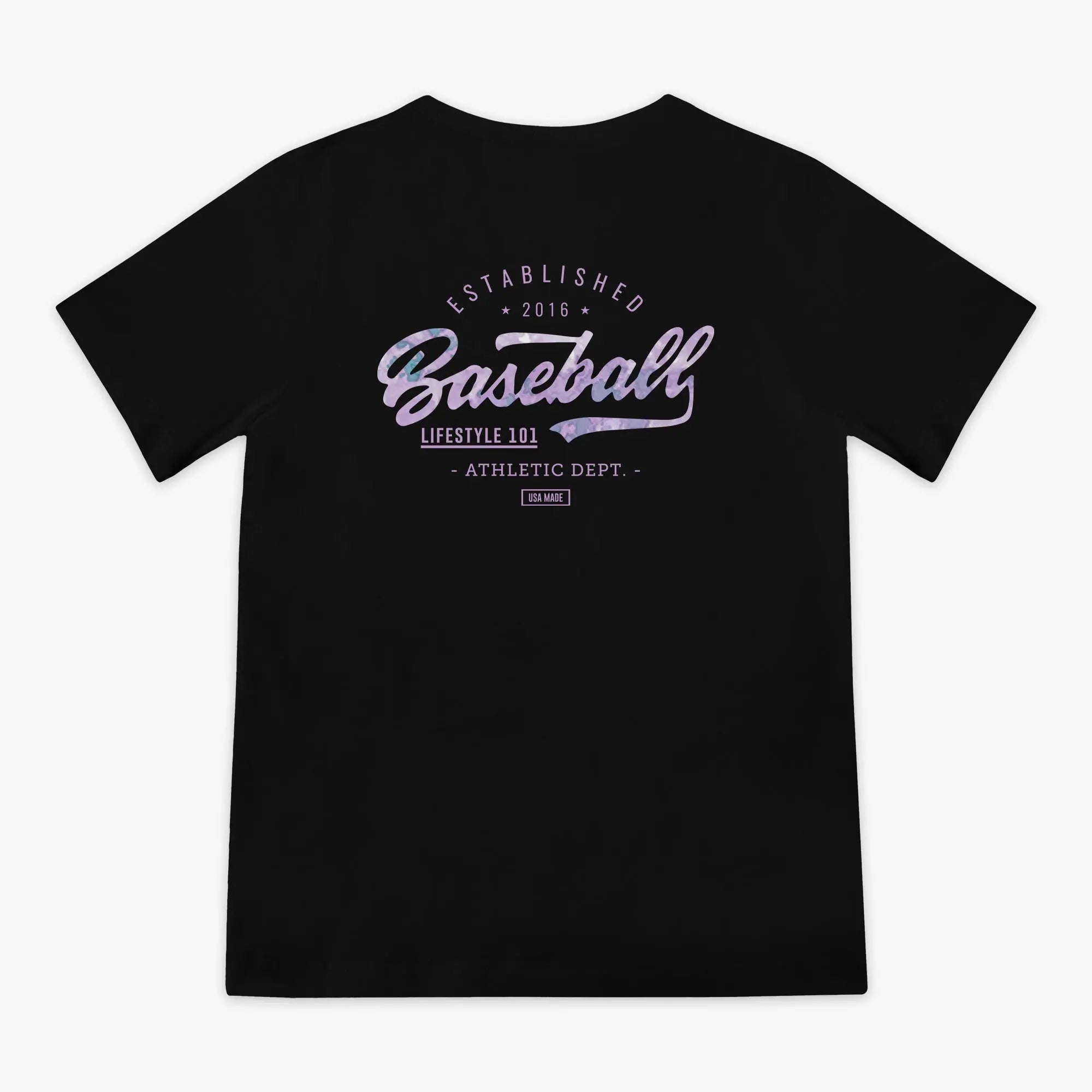 Realtree Established Youth Tee - Bright Yellow/Aspect-Teal for Young Baseball Fans